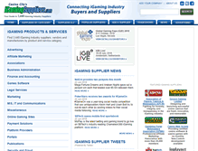 Tablet Screenshot of igamingsuppliers.com